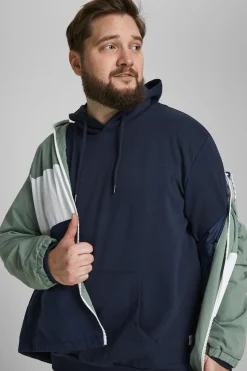 Jack & Jones PLUS Sudadera capucha b&aacute;sica PLUS^Hombre Sudaderas
