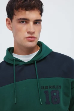 Springfield Sudadera capucha cortes^Hombre Sudaderas