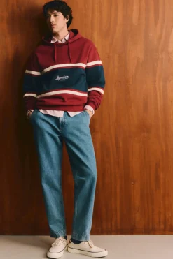 Springfield Sudadera capucha cortes^Hombre Sudaderas