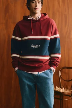 Springfield Sudadera capucha cortes^Hombre Sudaderas