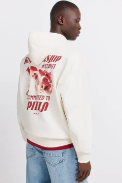 Springfield Sudadera capucha pizza^Hombre Sudaderas