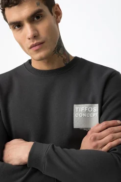 Tiffosi Sudadera con bordado^Hombre Sudaderas
