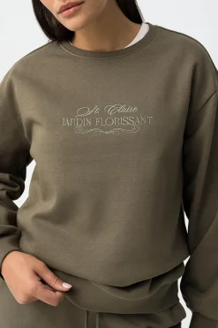 Tiffosi Sudadera con Bordado Frontal^Mujer Sudaderas