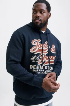Jack & Jones PLUS Sudadera con capucha b&aacute;sica^Hombre Sudaderas