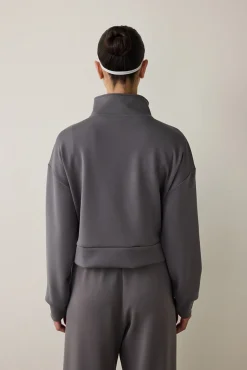 Penti Sudadera con media cremallera y tacto sedoso.^Mujer Sudaderas