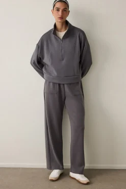 Penti Sudadera con media cremallera y tacto sedoso.^Mujer Sudaderas