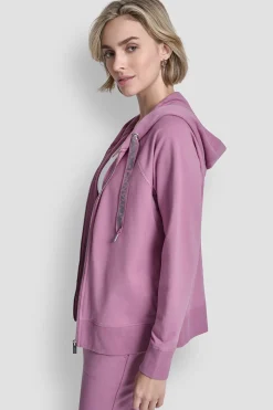 DKNY Sudadera cremallera^Mujer Sudaderas