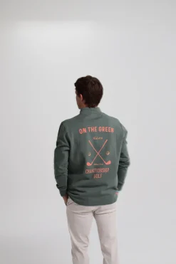 Cloking Sudadera Cremallera Hole in One^Hombre Sudaderas