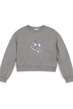 Balmohk Sudadera cuello redondo^Mujer Sudaderas