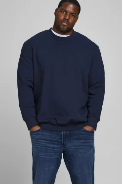 Jack & Jones PLUS Sudadera cuello redondo b&aacute;sica PLUS^Hombre Sudaderas