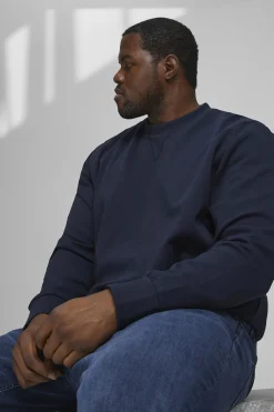 Jack & Jones PLUS Sudadera cuello redondo b&aacute;sica PLUS^Hombre Sudaderas