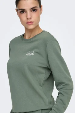 Only Play Sudadera deportiva cuello redondo^Mujer Sudaderas|Deporte