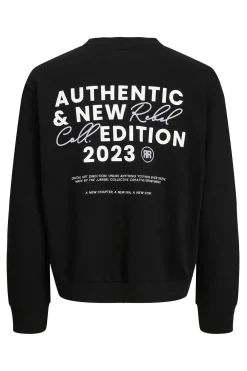 JJ REBEL Sudadera holgada backprint^Hombre Sudaderas