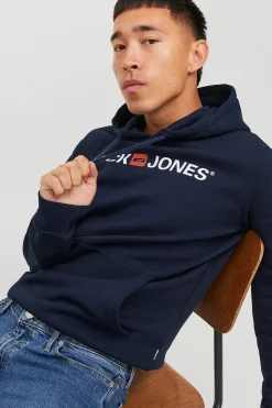 Jack & Jones Sudadera logo capucha^Hombre Sudaderas