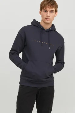 Jack & Jones Sudadera logo con capucha^Hombre Sudaderas