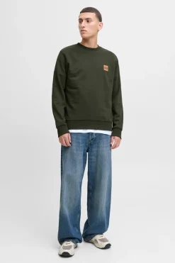 Jack & Jones Sudadera logo contraste^Hombre Sudaderas