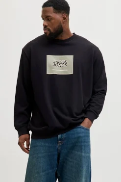 Jack & Jones PLUS Sudadera logo cuadrado^Hombre Sudaderas