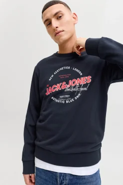 Jack & Jones Sudadera logo grande^Hombre Sudaderas