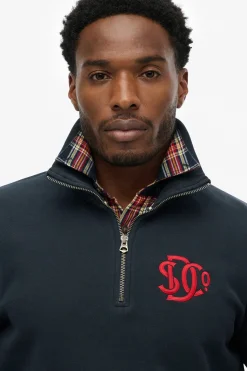 Superdry Sudadera media cremallera neon^Hombre Sudaderas