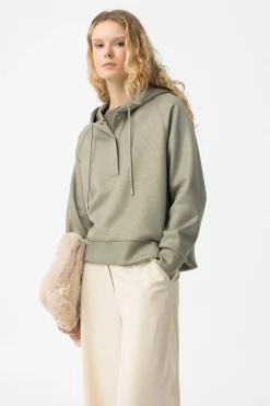 Tiffosi Sudadera Metalizada con Botones^Mujer Sudaderas