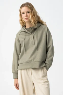 Tiffosi Sudadera Metalizada con Botones^Mujer Sudaderas