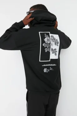Trendyol Sudadera print floral^Hombre Sudaderas