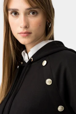 Tiffosi Sudadera Regular con Botones Met&aacute;licos^Mujer Sudaderas