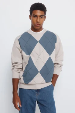 Springfield Sudadera rombos^Hombre Sudaderas