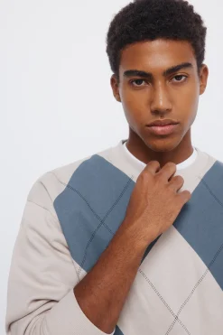 Springfield Sudadera rombos^Hombre Sudaderas