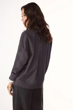 Slowlove Sudadera tachas^Mujer Sudaderas