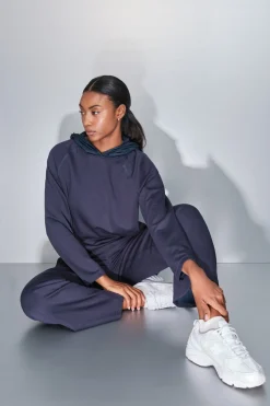 Dash and Stars Sudadera tacto suave oscuro^Mujer Deporte