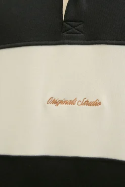 Jack & Jones Sudadera tipo polo franja^Hombre Sudaderas