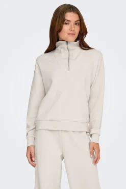 Only Play Sudadera zip cuello alto^Mujer Sudaderas|Total Look