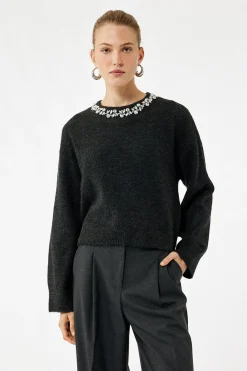 Koton Su&eacute;ter de punto con efecto decorativo^Mujer Jerséis Y Cárdigans