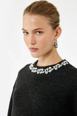 Koton Su&eacute;ter de punto con efecto decorativo^Mujer Jerséis Y Cárdigans