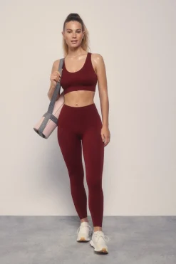 Dash and Stars Sujetador deportivo SEAMLESS COMFORT burdeos^Mujer Deporte