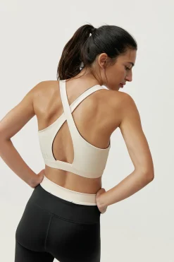Born Living Yoga Sujetador top deportivo Fiorella /blanco^Mujer Deporte