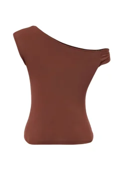 Trendyol Top asim&eacute;trico^Mujer Camisetas