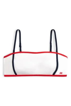 Tommy Hilfiger Top bikini estilo bandeau^Mujer Baño