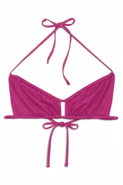 Women'secret Top bikini fruncido brillo^Mujer Baño