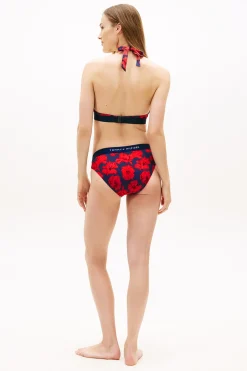 Tommy Hilfiger Top bikini tipo halter floral^Mujer Baño