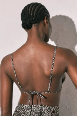 Women'secret Top bikini triangular animal print^Mujer Baño