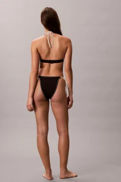 Calvin Klein Top bikini triangular halter^Mujer Baño