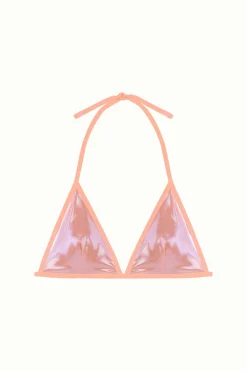 Cotton Sail Top bikini triangular metalizado^Mujer Baño