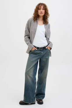 Jack & Jones Top canalé sin mangas elástico^Mujer Camisetas