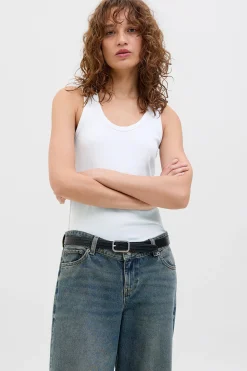 Jack & Jones Top canal&eacute; sin mangas el&aacute;stico^Mujer Camisetas