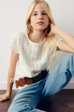 Springfield Kids Top crochet ni&ntilde;a^Niños Camisetas|Camisas Y Blusas