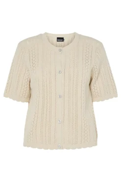 Pieces Top de manga corta calado^Mujer Camisetas