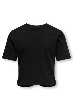 Only Girls Top de manga corta con nudo^Niños Camisetas