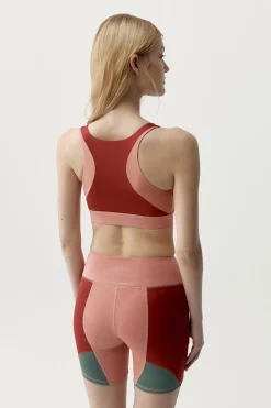 Born Living Yoga Top deportivo Darana rojo coral/verde^Mujer Deporte